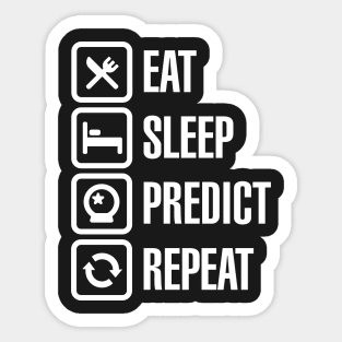 Parapsychology is the study / investigation of paranormal and psychic phenomena such as: esp, mind reading, telepathy, astrology, crystal ball / tarot reading, fortune-telling etc. Sticker